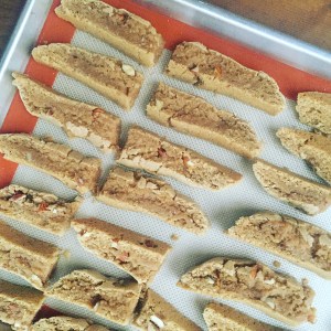 Almond + Cookie Butter Biscotti