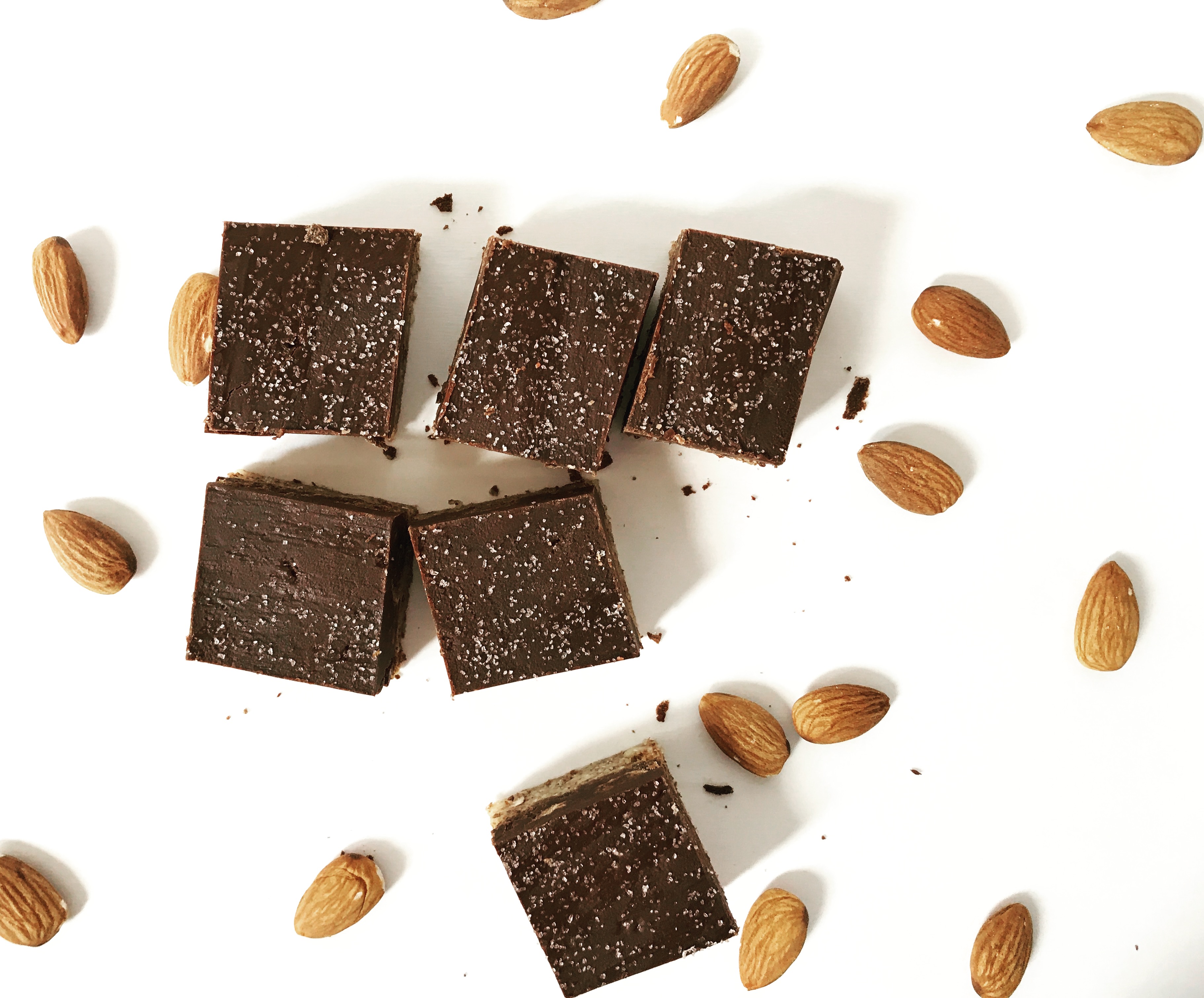 Chocolate Almond Peanut Butter Bars Girl Meets Kitchen